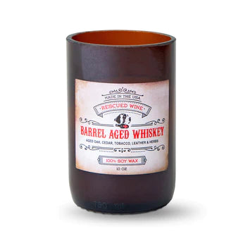 Rescued Wine Candle - Barrel Aged Whiskey